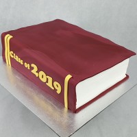 Graduation - Book Fondant Cake